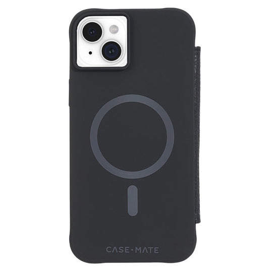 Case-Mate Wallet Folio MagSafe Case (Suits iPhone 15 Plus) - Black