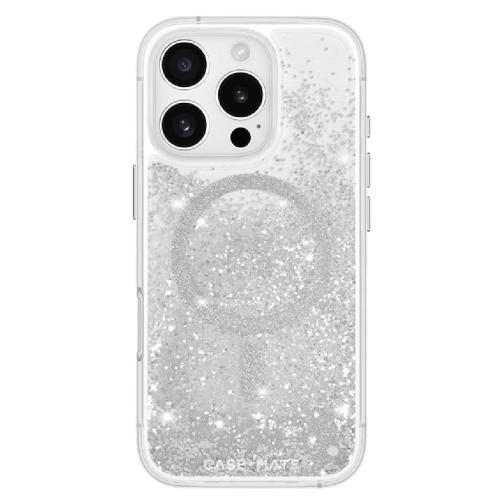 Case-Mate Waterfall MagSafe Case (Suits iPhone 16 Pro) - Silver