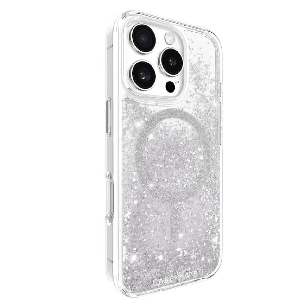 Case-Mate Waterfall MagSafe Case (Suits iPhone 16 Pro) - Silver