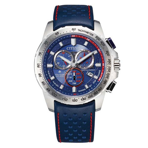 Citizen Promaster MX Blue Dial Leather Strap Men's Watch (BL5571-09L ...