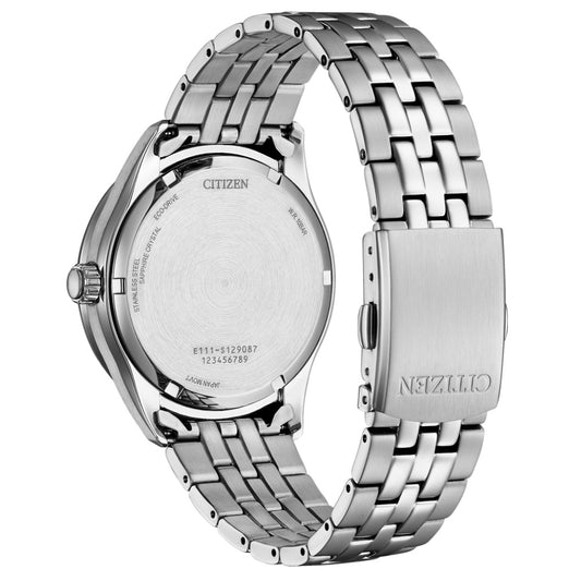 Citizen Eco-Drive Classic Black Dial Stainless Steel Men's Watches (BM7560-59E)