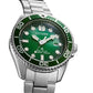 Citizen Promaster Marine Eco-Drive Silver Green Dial Men's Watch (BN0269-50W)