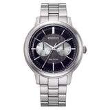 Citizen Eco-Drive Black Dial Stainless Steel Men's Watches (BU4030-91E)