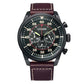 Citizen Eco-Drive Chronograph Brown Leather Men's Watch (CA4218-14E)