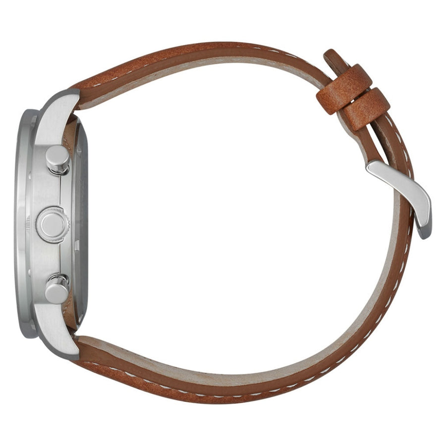Citizen Eco-Drive Chronograph Brown Leather Men's Watch (CA4500-16X)