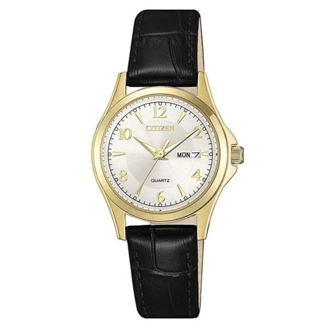 Citizen Dress Silver Dial Stainless Steel Women's Watch (EQ0593-26A)