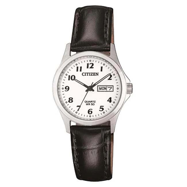 Citizen White Dial Stainless Steel Dress Women's Watch (EQ2000-02A)