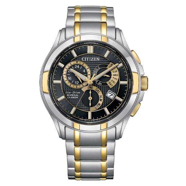 Citizen Eco-Drive Black Dial Stainless Steel Men's Watch (BL8164-57E)