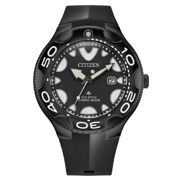 Citizen Promaster Marine Black Dial Stainless Steel Men's Watch (BN0235-01E)