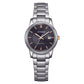Citizen Eco-Drive Black Dial Stainless Steel Women's Watch (EW2317-76E)