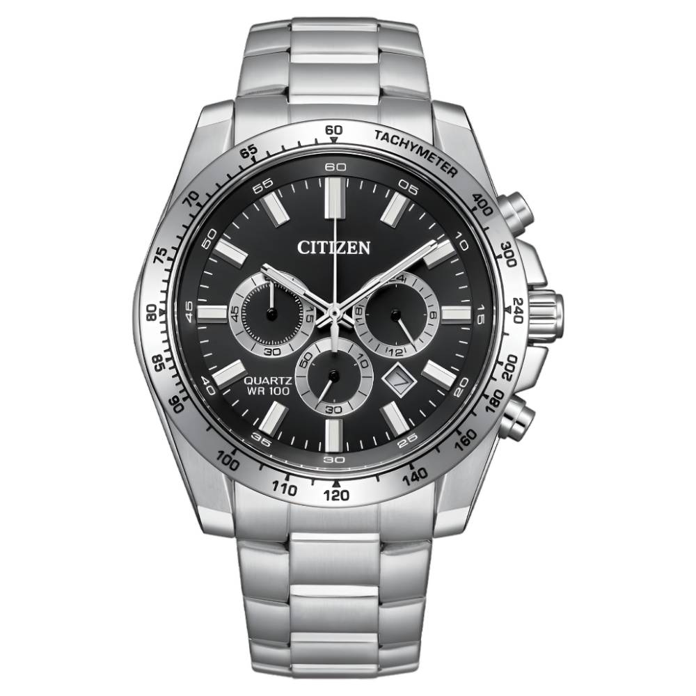 Citizen Classic Chronograph Quartz Black Dial Men's Watch (AN8230-59E)