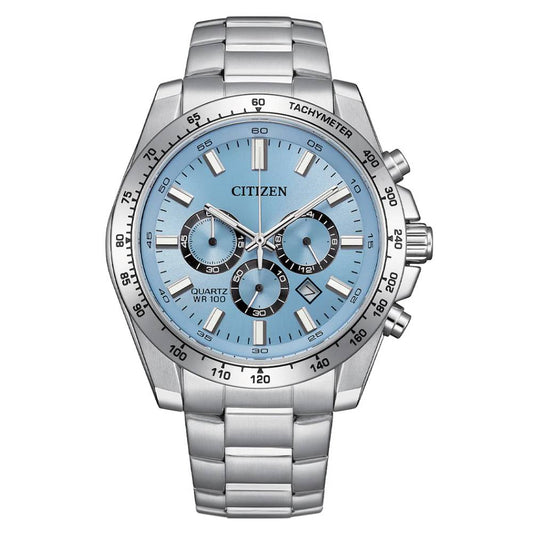 Citizen Classic Chronograph Quartz Blue Dial Men's Watch (AN8230-59L)