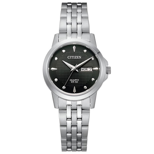 Citizen Quartz Black Dial Dress Women's Watch (EQ0601-54F)