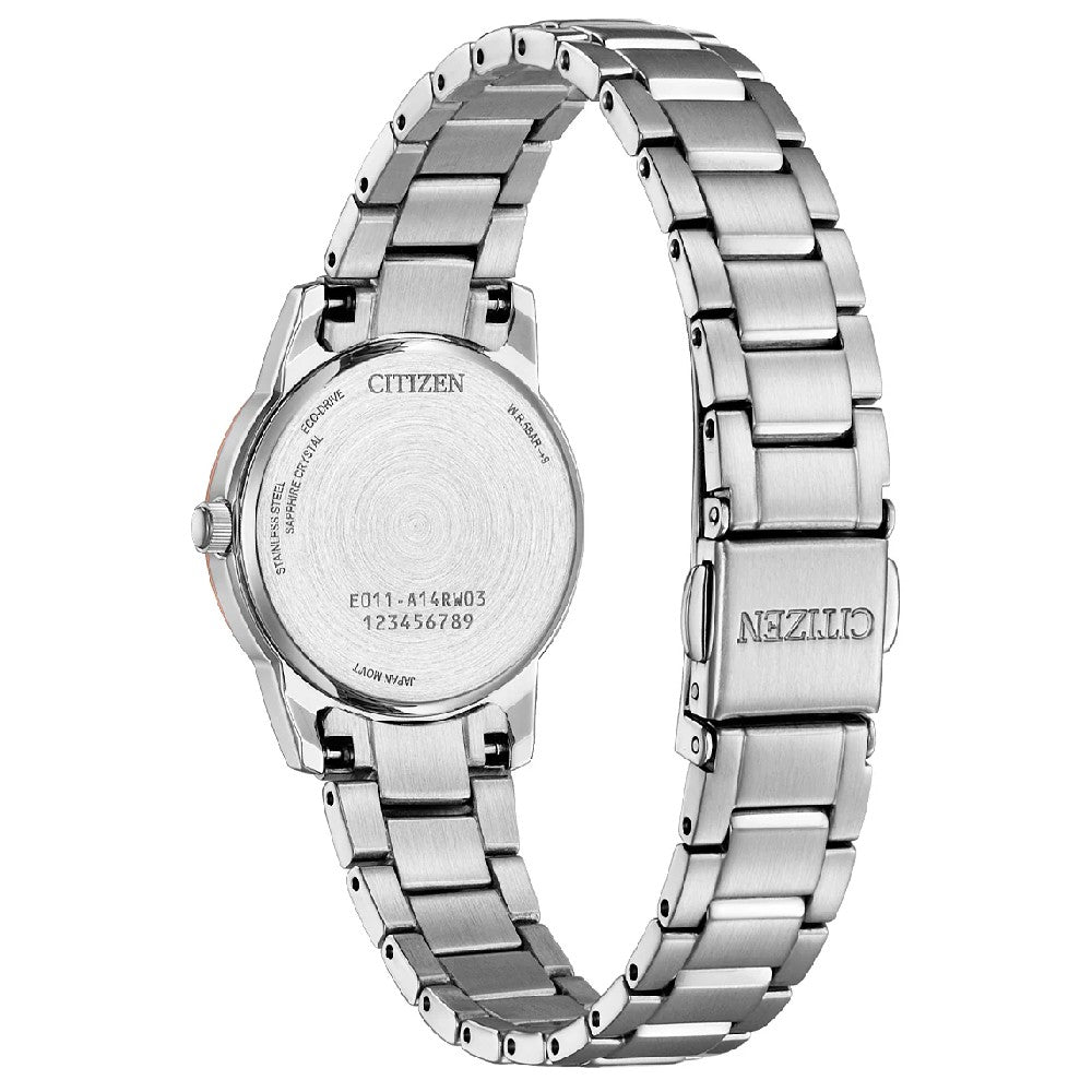 Citizen Eco-Drive White Dial Two-Tone Women's Watches (EW2319-71A)