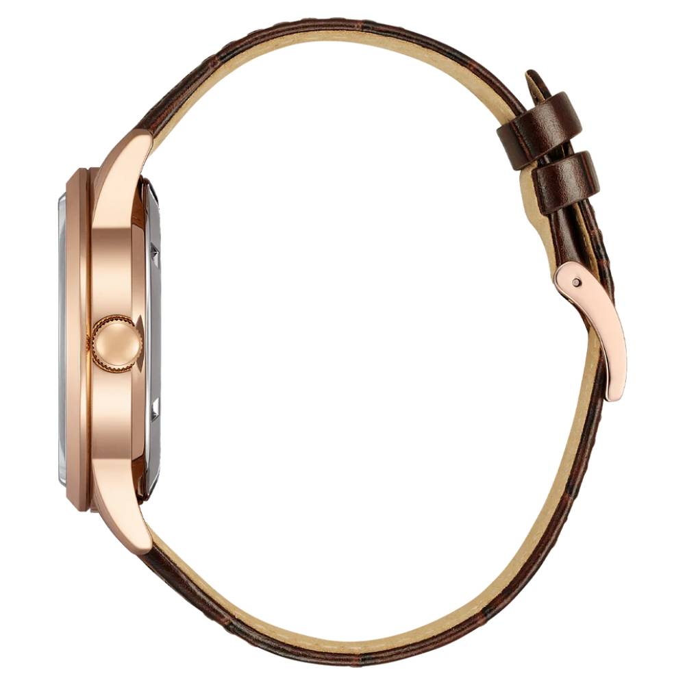 Citizen Mechanical Automatic Pink Gold Dial Men’s Watch (NY4062-04X)