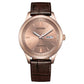 Citizen Mechanical Automatic Pink Gold Dial Men’s Watch (NY4062-04X)