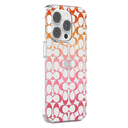 Coach Protective Signature C Case (Suits iPhone 14 Pro) - Pink