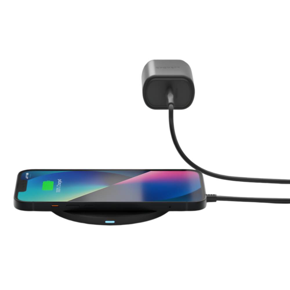 Cygnett 15W Wireless Charging Bundle + 20W Charger & Cable - Black