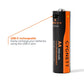 Cygnett AA USB-C Rechargeable Li-ion Battery (4 Pack) - Black