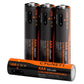 Cygnett AAA USB-C Rechargeable Li-ion Battery (4 Pack) - Black