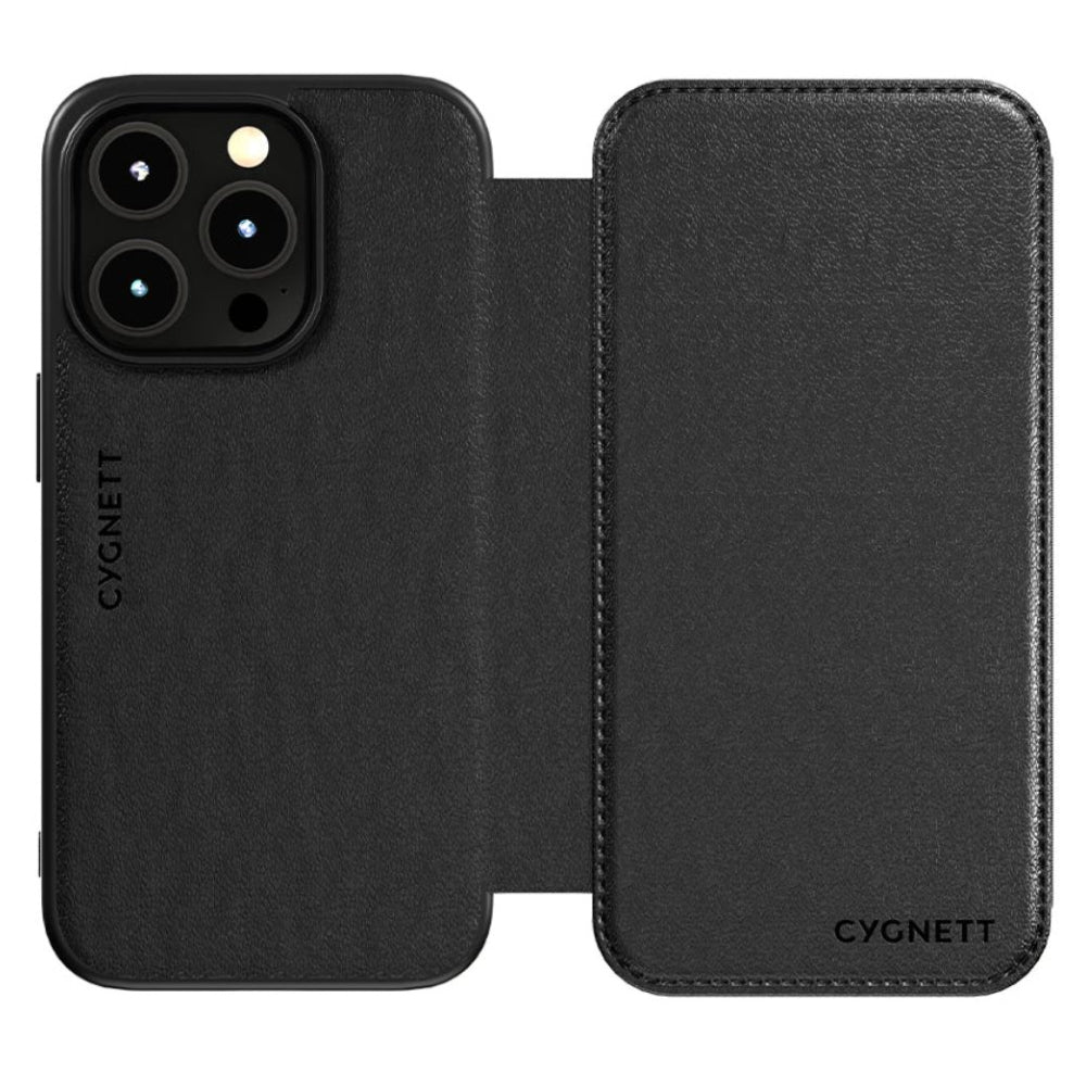 Cygnett Magnetic MagSafe Wallet Case (Suits iPhone 15 Pro) - Black