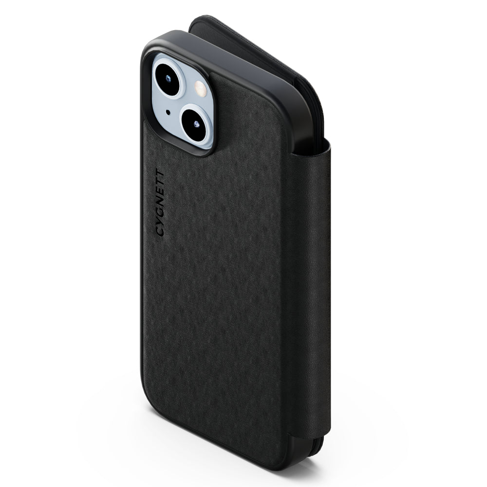Cygnett Magnetic MagSafe Wallet Case (Suits iPhone 15 Plus) - Black