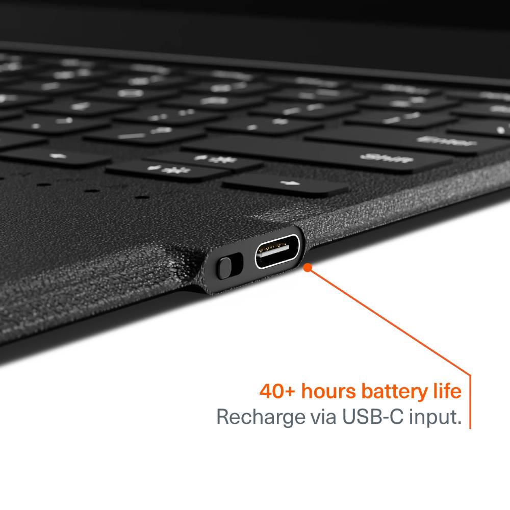 Cygnett Mag Keyboard Magnetic Wireless Keyboard Case (Microsoft Surface 11th, X, 10th, 9th & 8th Gen) - Black