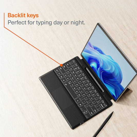 Cygnett Mag Keyboard Magnetic Wireless Keyboard Case (Microsoft Surface 11th, X, 10th, 9th & 8th Gen) - Black