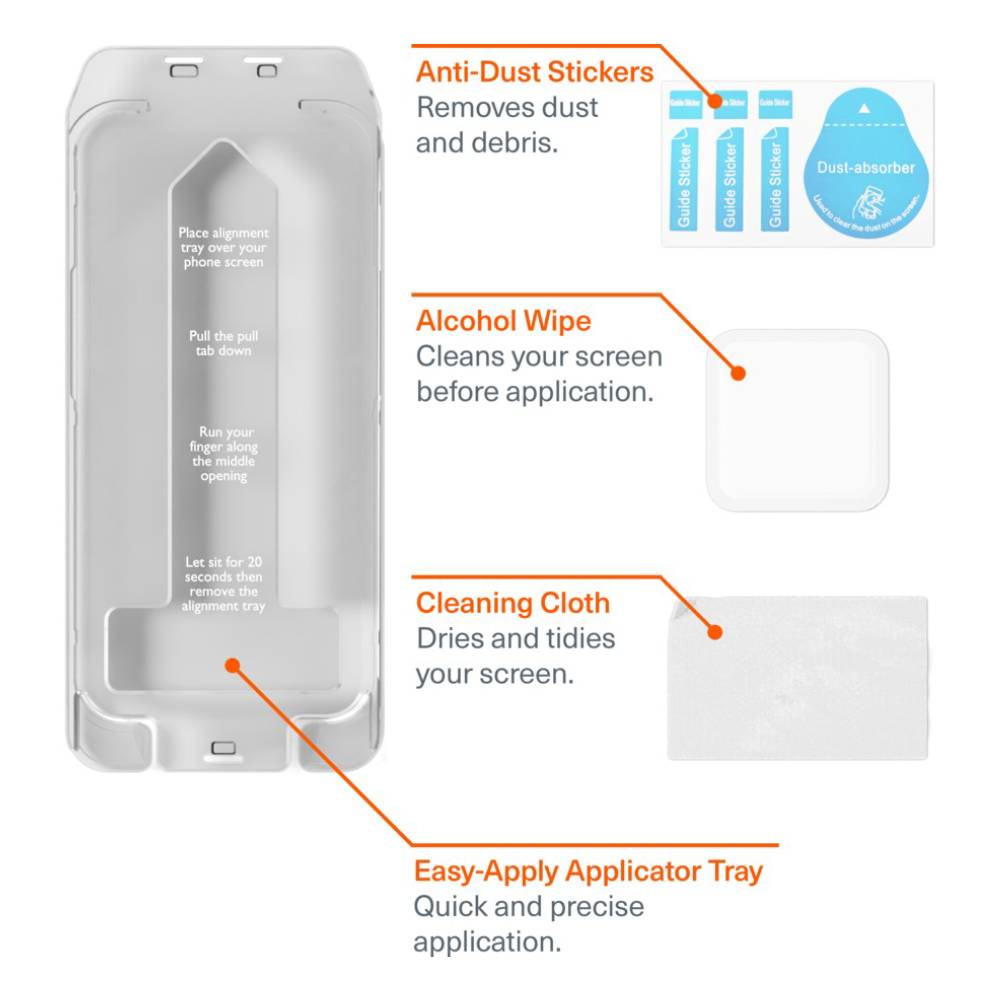 Cygnett OpticShield Glass Screen Protector (Suits Galaxy S25/ S24)