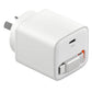 Cygnett PowerPlus 30W USB-C GaN Wall Charger with 80cm Retractable Cable - White