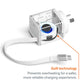 Cygnett PowerPlus 45W USB-C GaN Wall Charger with 80cm Retractable Cable - White