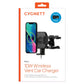 Cygnett Wireless 10W Vent Car Charger Mount + Car Charger and Cable - Black
