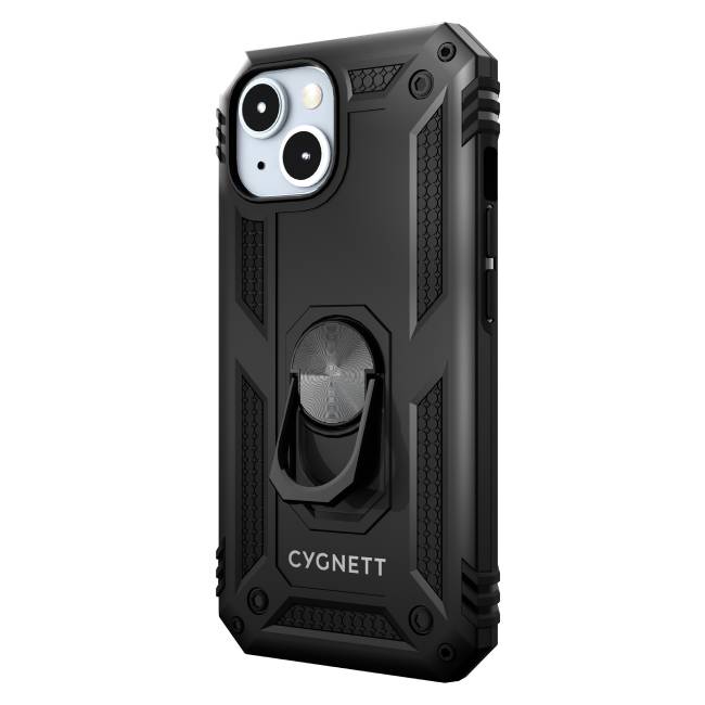 Cygnett Rugged Case (Suits iPhone 15) - Black