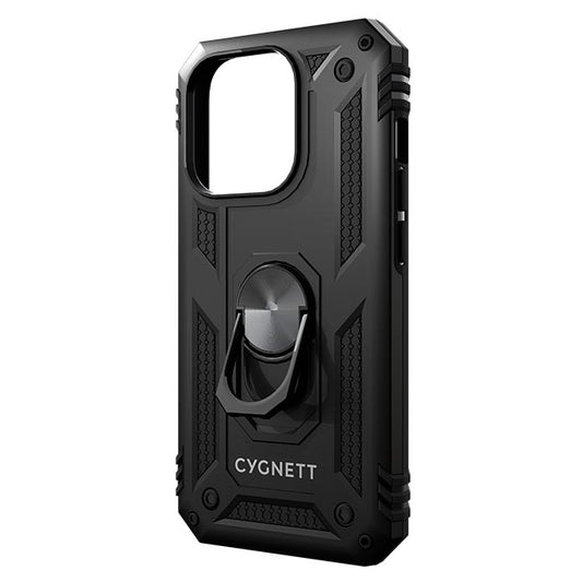 Cygnett Rugged Case (Suits iPhone 15 Pro) - Black
