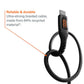 Cygnett Unite USB-C to USB-C LED Cable 100W (1M) - Black