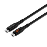 Cygnett Unite USB-C to USB-C LED Cable 100W (1M) - Black