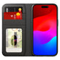 Cygnett Urban Wallet Case (Suits iPhone 15 Pro) - Black