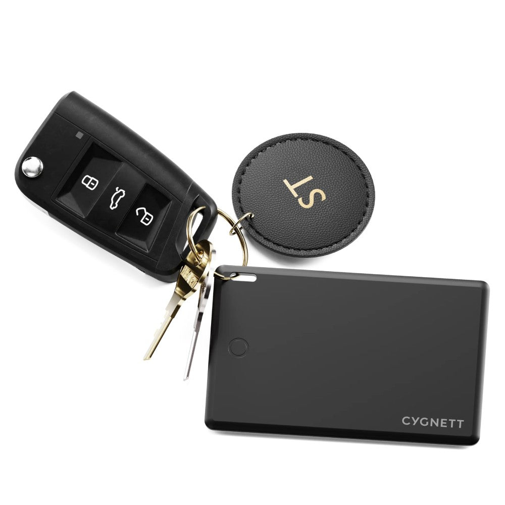 Cygnett Voyager Bluetooth TravelTag 4 Pack with Wireless Recharging - Black