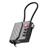 Cygnett Voyager Bluetooth TravelTag TSA Lock with USB-C Recharging - Black
