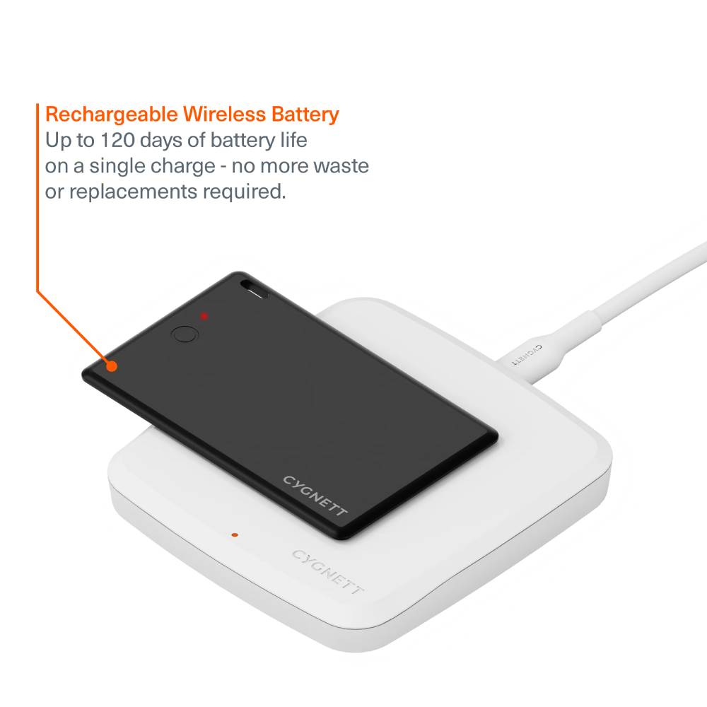Cygnett Voyager Bluetooth TravelTag with Wireless Recharging - Black