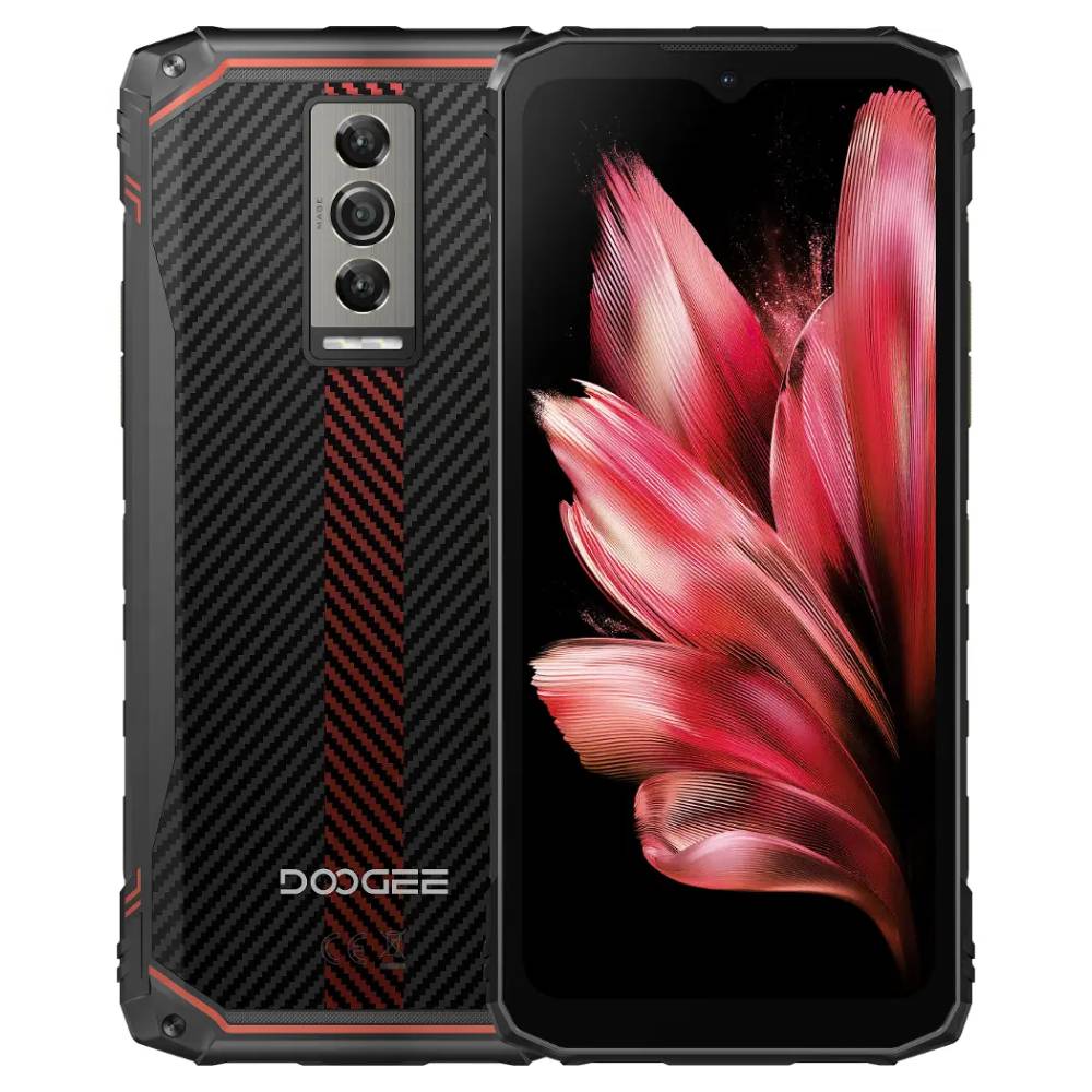 DOOGEE Blade10 4G (6.56-Inch, 4GB RAM+128GB Storage) Rugged SmartPhone - Red