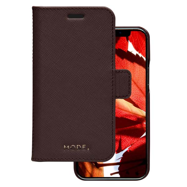 Dbramante Detachable New York Case (Suits iPhone 12 Mini) - Dark Chocolate
