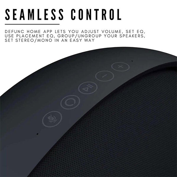 Defunc TRUE HOME Multi Room Wi-fi Speaker Large - Black