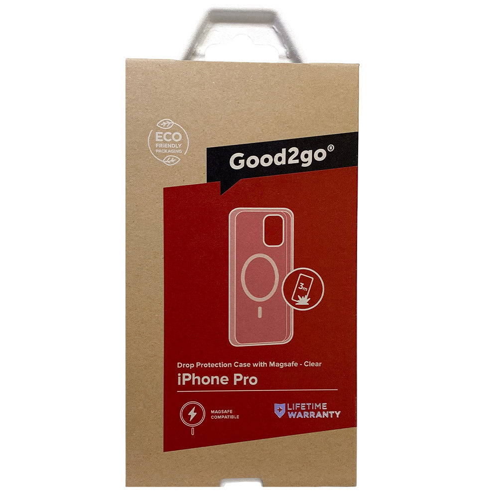 Good 2 Go Drop Protection MagSafe Case (Suits iPhone 14 Pro) - Clear