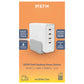 EFM 100W GaN Desktop Power Station with 4 x USB-C Ports - White