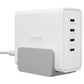 EFM 100W GaN Desktop Power Station with 4 x USB-C Ports - White