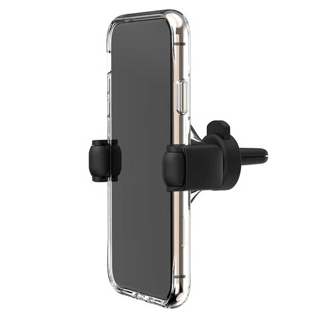 EFM 15W Wireless Car Vent Mount Charger With 39W Car Charger - Graphite