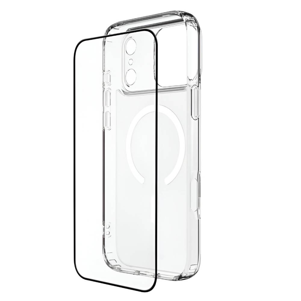 EFM 2-in-1 Case and Impact Glass Screen Armour Bundle (Suits iPhone 17 Pro Max) - Clear