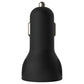 EFM 48W Dual Port Car Charger with Power Delivery & PPS - Black
