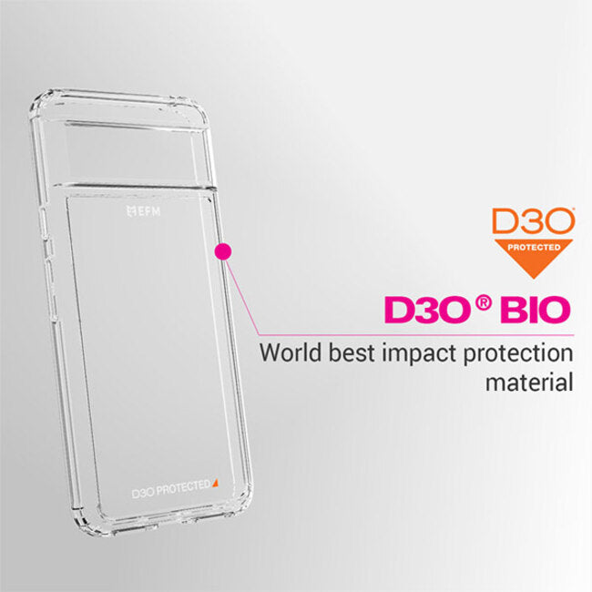 EFM Alta Armour with D3O BIO Case (Suits Google Pixel 8) - Clear